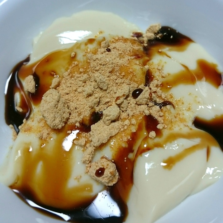 とろふわっ 黒蜜きな粉の豆乳花 豆乳ぷりん レシピ 作り方 By アコ Since16 楽天レシピ とろふわっ 黒蜜きな粉の豆乳花 豆乳ぷりん レシピ 作り方 By アコ Since16 楽天レシピ